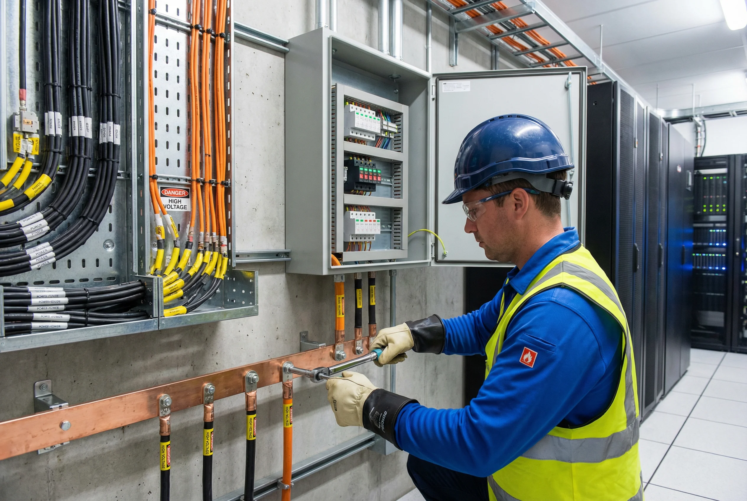 Professional Lightning Protection System Installation in Telecom Equipment Room